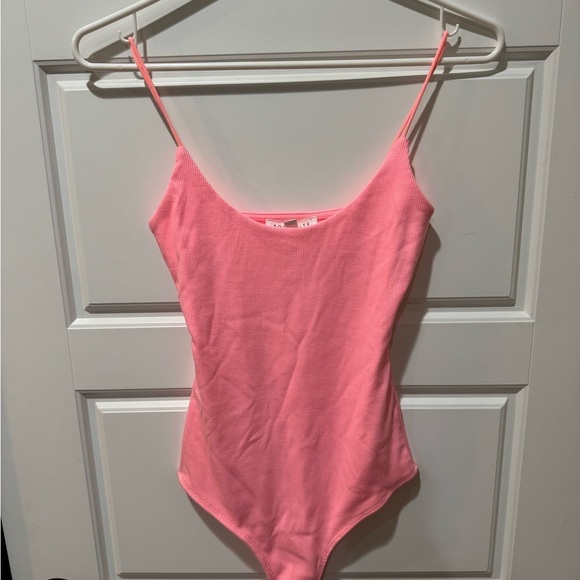 Socialite Tops - Socialite Pink Bodysuit